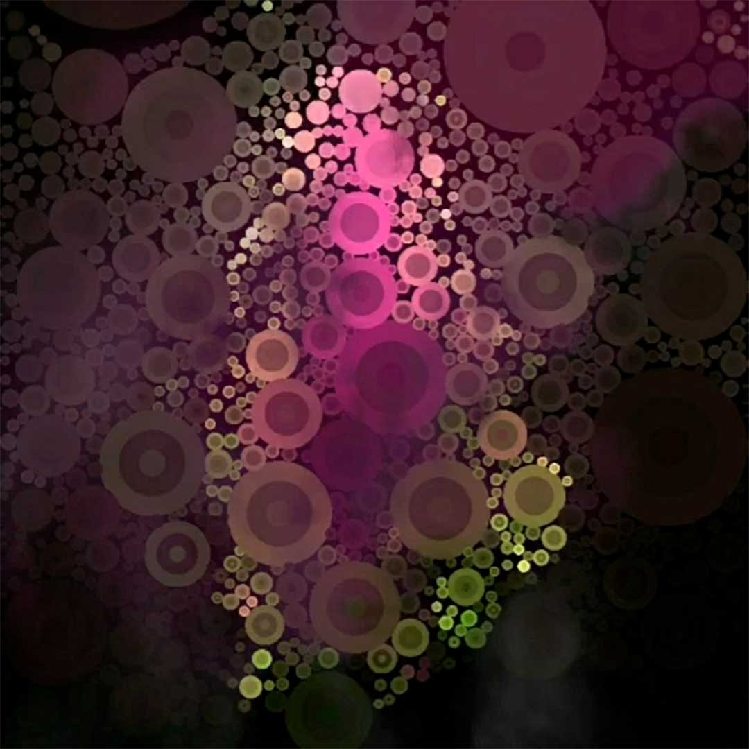 Nesrin Söylemez, Pink flow-3, 2021. Digital video, 526 × 526 pixels. Duration 00:30.