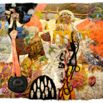 Negin Ehtesabian, Googled Earth (Iran), 2021,digital print on fabric, print 69 x 61 inches edition of 5