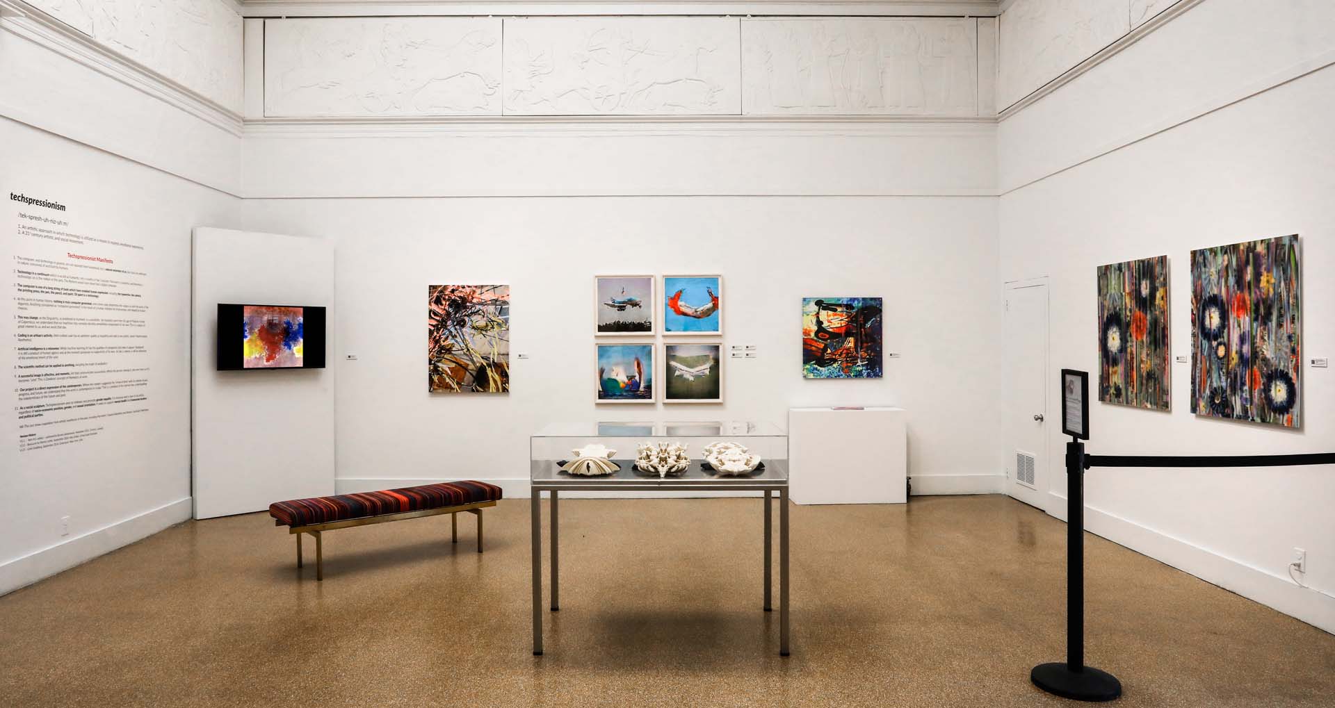Installation view, Entrance Gallery. Photo by Jeff Heatley/AAQ East End.