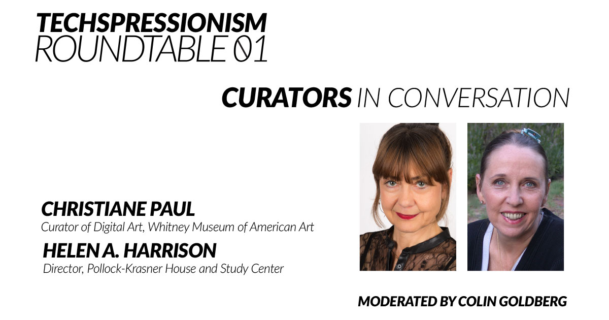 Techspressionism Roundtable 01 - Curators in Conversation with Christiane Paul and Helen A. Harrison