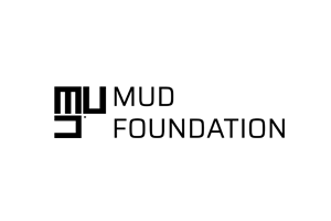 Mud Foundation logo featuring the letters MUD in a blocky, abstract design on the left and the words MUD FOUNDATION in a clean, modern font on the right.