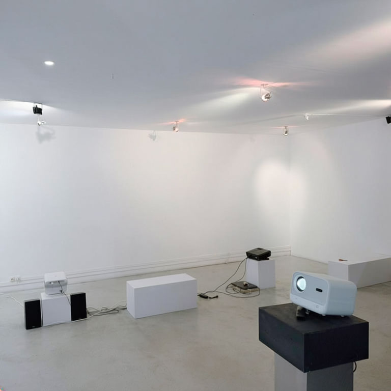 Main exhibition space at Mémoire de l’Avenir